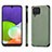 Silikon Hülle Handyhülle Ultra Dünn Schutzhülle Tasche Flexible mit Magnetisch S03D für Samsung Galaxy M32 4G Grün