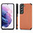Silikon Hülle Handyhülle Ultra Dünn Schutzhülle Tasche Flexible mit Magnetisch S03D für Samsung Galaxy S22 Plus 5G