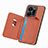 Silikon Hülle Handyhülle Ultra Dünn Schutzhülle Tasche Flexible mit Magnetisch S03D für Vivo Y35 4G