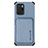 Silikon Hülle Handyhülle Ultra Dünn Schutzhülle Tasche Flexible mit Magnetisch S03D für Xiaomi Poco X3 GT 5G Blau
