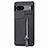 Silikon Hülle Handyhülle Ultra Dünn Schutzhülle Tasche Flexible mit Magnetisch S04D für Google Pixel 7a 5G Schwarz
