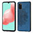 Silikon Hülle Handyhülle Ultra Dünn Schutzhülle Tasche Flexible mit Magnetisch S04D für Samsung Galaxy A41 Blau