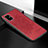 Silikon Hülle Handyhülle Ultra Dünn Schutzhülle Tasche Flexible mit Magnetisch S04D für Samsung Galaxy A71 4G A715 Rot