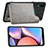 Silikon Hülle Handyhülle Ultra Dünn Schutzhülle Tasche Flexible mit Magnetisch S04D für Samsung Galaxy M01s Grau