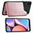 Silikon Hülle Handyhülle Ultra Dünn Schutzhülle Tasche Flexible mit Magnetisch S04D für Samsung Galaxy M01s Rosegold
