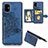 Silikon Hülle Handyhülle Ultra Dünn Schutzhülle Tasche Flexible mit Magnetisch S04D für Samsung Galaxy M40S