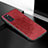 Silikon Hülle Handyhülle Ultra Dünn Schutzhülle Tasche Flexible mit Magnetisch S04D für Samsung Galaxy S20 Rot