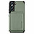 Silikon Hülle Handyhülle Ultra Dünn Schutzhülle Tasche Flexible mit Magnetisch S04D für Samsung Galaxy S23 Plus 5G Grün