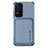 Silikon Hülle Handyhülle Ultra Dünn Schutzhülle Tasche Flexible mit Magnetisch S04D für Xiaomi Mi 11i 5G (2022) Blau