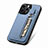 Silikon Hülle Handyhülle Ultra Dünn Schutzhülle Tasche Flexible mit Magnetisch S05D für Apple iPhone 15 Pro Max