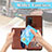 Silikon Hülle Handyhülle Ultra Dünn Schutzhülle Tasche Flexible mit Magnetisch S05D für Samsung Galaxy A03s