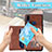 Silikon Hülle Handyhülle Ultra Dünn Schutzhülle Tasche Flexible mit Magnetisch S05D für Samsung Galaxy A10s