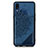 Silikon Hülle Handyhülle Ultra Dünn Schutzhülle Tasche Flexible mit Magnetisch S05D für Samsung Galaxy A10s Blau