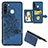 Silikon Hülle Handyhülle Ultra Dünn Schutzhülle Tasche Flexible mit Magnetisch S05D für Samsung Galaxy A21 European