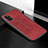 Silikon Hülle Handyhülle Ultra Dünn Schutzhülle Tasche Flexible mit Magnetisch S05D für Samsung Galaxy A41 Rot