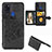 Silikon Hülle Handyhülle Ultra Dünn Schutzhülle Tasche Flexible mit Magnetisch S06D für Samsung Galaxy A21s Schwarz