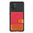 Silikon Hülle Handyhülle Ultra Dünn Schutzhülle Tasche Flexible mit Magnetisch S06D für Samsung Galaxy A91 Rot