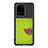 Silikon Hülle Handyhülle Ultra Dünn Schutzhülle Tasche Flexible mit Magnetisch S06D für Samsung Galaxy S20 Ultra 5G Grün