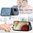 Silikon Hülle Handyhülle Ultra Dünn Schutzhülle Tasche Flexible mit Magnetisch S07D für Samsung Galaxy M12