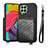 Silikon Hülle Handyhülle Ultra Dünn Schutzhülle Tasche Flexible mit Magnetisch S08D für Samsung Galaxy M53 5G