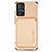 Silikon Hülle Handyhülle Ultra Dünn Schutzhülle Tasche Flexible mit Magnetisch S09D für Samsung Galaxy A52s 5G Gold