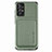 Silikon Hülle Handyhülle Ultra Dünn Schutzhülle Tasche Flexible mit Magnetisch S09D für Samsung Galaxy A52s 5G Grün