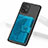 Silikon Hülle Handyhülle Ultra Dünn Schutzhülle Tasche Flexible mit Magnetisch S09D für Samsung Galaxy A91