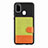 Silikon Hülle Handyhülle Ultra Dünn Schutzhülle Tasche Flexible mit Magnetisch S09D für Samsung Galaxy M21 Grün