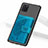 Silikon Hülle Handyhülle Ultra Dünn Schutzhülle Tasche Flexible mit Magnetisch S09D für Samsung Galaxy M60s Blau