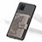 Silikon Hülle Handyhülle Ultra Dünn Schutzhülle Tasche Flexible mit Magnetisch S09D für Samsung Galaxy M60s Grau