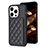 Silikon Hülle Handyhülle Ultra Dünn Schutzhülle Tasche Flexible mit Magnetisch S10D für Apple iPhone 14 Pro Max Schwarz