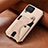 Silikon Hülle Handyhülle Ultra Dünn Schutzhülle Tasche Flexible mit Magnetisch S10D für Samsung Galaxy A12 5G Rosegold