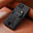 Silikon Hülle Handyhülle Ultra Dünn Schutzhülle Tasche Flexible mit Magnetisch S10D für Samsung Galaxy A12 5G Schwarz