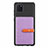 Silikon Hülle Handyhülle Ultra Dünn Schutzhülle Tasche Flexible mit Magnetisch S10D für Samsung Galaxy A81 Violett