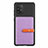 Silikon Hülle Handyhülle Ultra Dünn Schutzhülle Tasche Flexible mit Magnetisch S10D für Samsung Galaxy A91 Violett