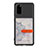 Silikon Hülle Handyhülle Ultra Dünn Schutzhülle Tasche Flexible mit Magnetisch S10D für Samsung Galaxy S20 Violett