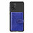 Silikon Hülle Handyhülle Ultra Dünn Schutzhülle Tasche Flexible mit Magnetisch S12D für Samsung Galaxy M80S Blau