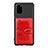 Silikon Hülle Handyhülle Ultra Dünn Schutzhülle Tasche Flexible mit Magnetisch S14D für Samsung Galaxy S20 Plus Rot