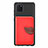 Silikon Hülle Handyhülle Ultra Dünn Schutzhülle Tasche Flexible mit Magnetisch S15D für Samsung Galaxy A81 Rot