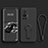 Silikon Hülle Handyhülle Ultra Dünn Schutzhülle Tasche Flexible mit Ständer für Vivo X70 Pro 5G Schwarz