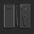 Silikon Hülle Handyhülle Ultra Dünn Schutzhülle Tasche Flexible mit Ständer für Xiaomi Mi 11 Pro 5G Schwarz