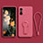 Silikon Hülle Handyhülle Ultra Dünn Schutzhülle Tasche Flexible mit Ständer für Xiaomi Mi 11X 5G Pink