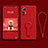 Silikon Hülle Handyhülle Ultra Dünn Schutzhülle Tasche Flexible mit Ständer für Xiaomi Mi 12 Pro 5G Rot