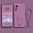 Silikon Hülle Handyhülle Ultra Dünn Schutzhülle Tasche Flexible mit Ständer für Xiaomi Mi 12 Pro 5G Violett