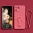 Silikon Hülle Handyhülle Ultra Dünn Schutzhülle Tasche Flexible mit Ständer für Xiaomi Mi 13 5G Pink
