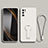 Silikon Hülle Handyhülle Ultra Dünn Schutzhülle Tasche Flexible mit Ständer für Xiaomi Redmi Note 10T 5G Weiß