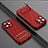 Silikon Hülle Handyhülle Ultra Dünn Schutzhülle Tasche Flexible mit Ständer KC2 für Apple iPhone 13 Pro Rot