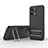 Silikon Hülle Handyhülle Ultra Dünn Schutzhülle Tasche Flexible mit Ständer KC2 für Xiaomi Poco X5 5G Schwarz
