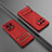 Silikon Hülle Handyhülle Ultra Dünn Schutzhülle Tasche Flexible mit Ständer KC3 für OnePlus Ace 2 5G Rot