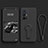Silikon Hülle Handyhülle Ultra Dünn Schutzhülle Tasche Flexible mit Ständer S01 für Vivo X70 Pro+ Plus 5G